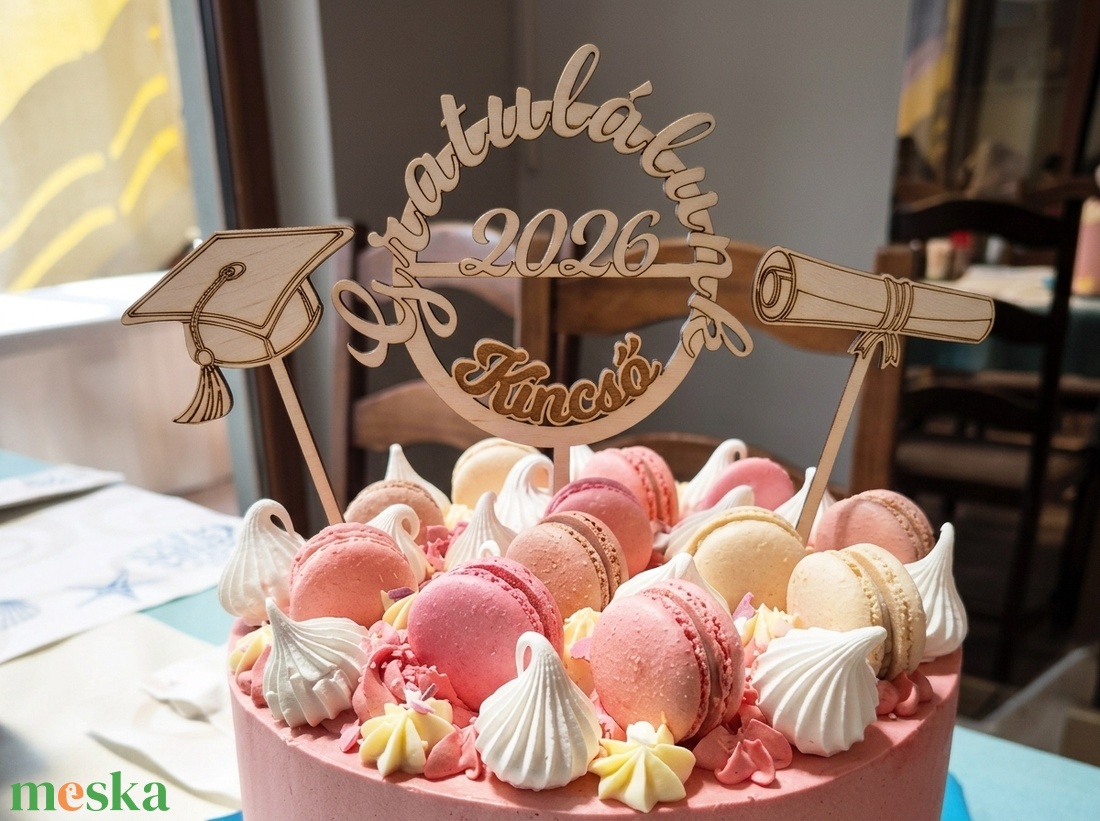 Egyedi Névre Szóló Fa Tortadísz Szett Ballagásra, Diplomaosztóra � Gratulálunk Évszámos Tortabeszúró Kiegészítőkkel - otthon & életmód - konyhafelszerelés, tálalás - sütés, főzés - sütidísz - Meska.hu
