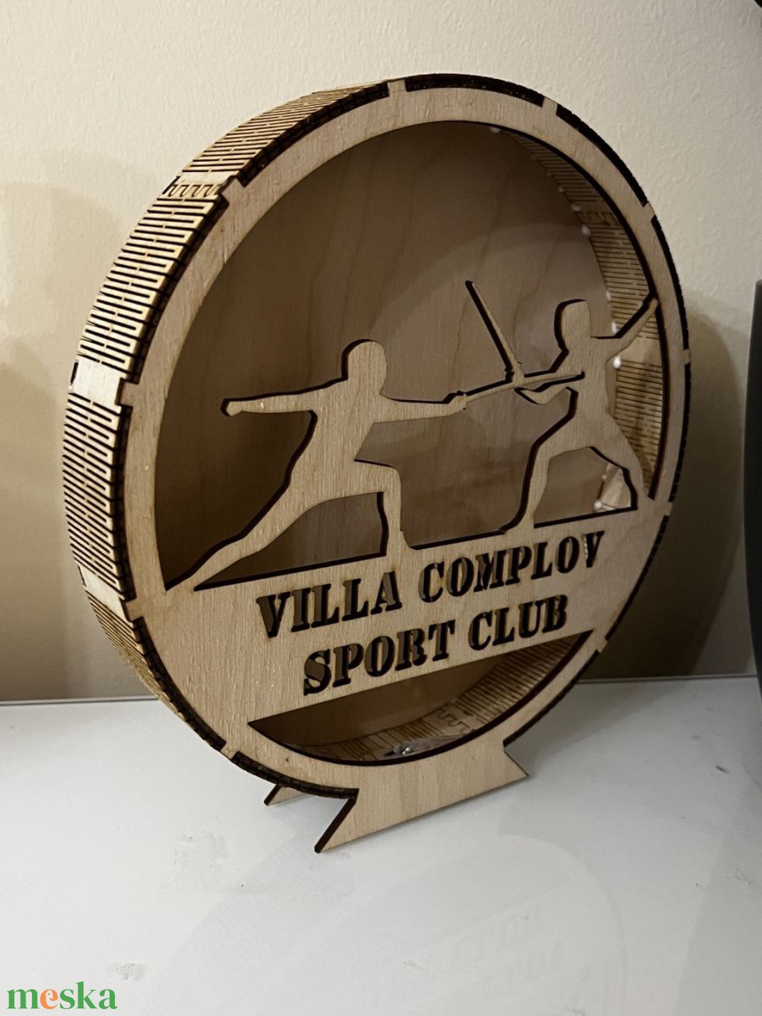 Vívó LED Asztali Lámpa és Hangulatfény � Egyedi Névvel, Egyesülettel vagy Szöveggel 3D Fa Világító Dekoráció - otthon & életmód - lámpa - asztali lámpa - Meska.hu