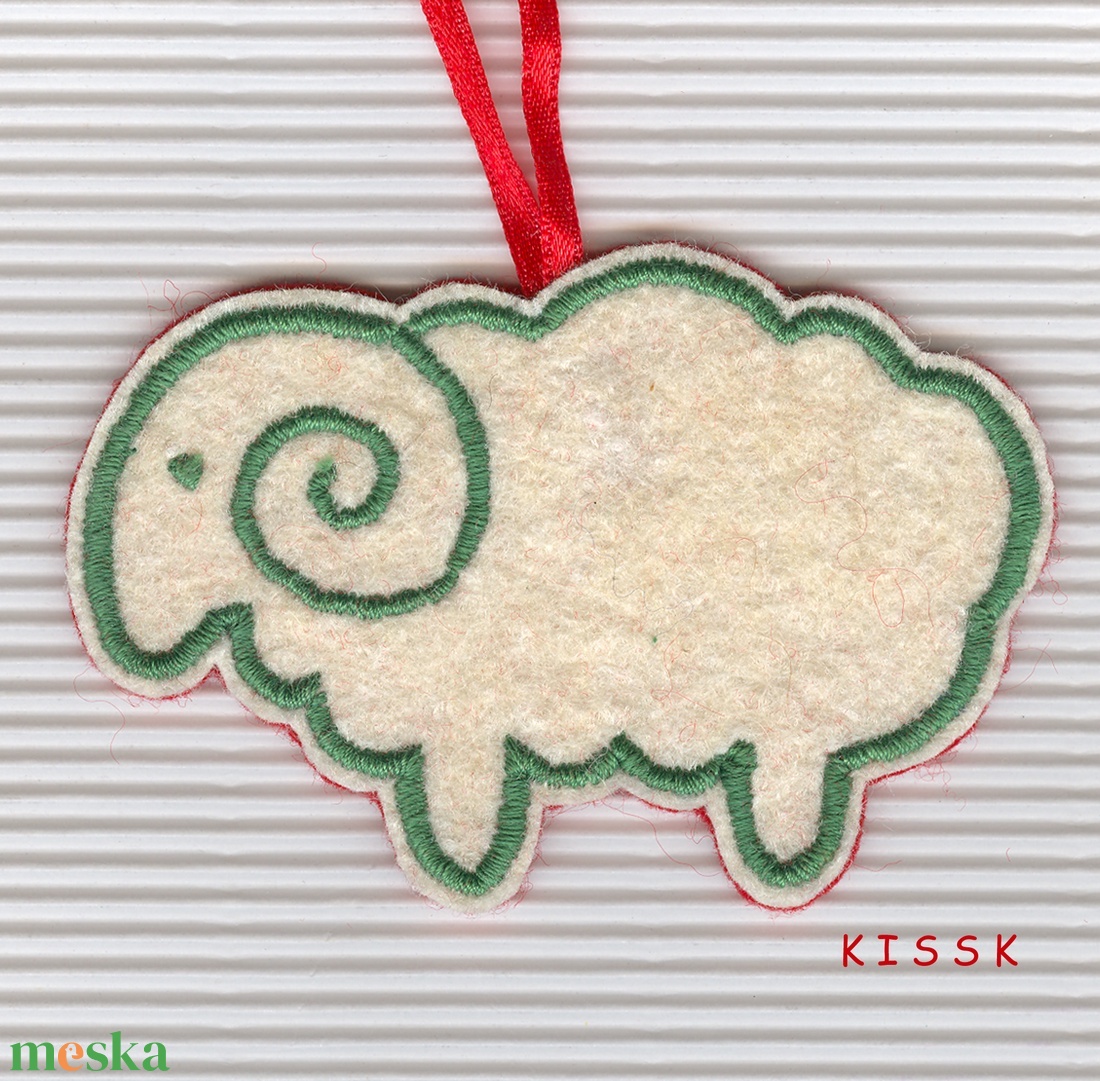 Piros-fehér-zöld Bárányka dísz - otthon & életmód - dekoráció - dísztárgy - Meska.hu Piros-fehér-zöld Bárányka dísz - otthon & életmód - dekoráció - dísztárgy - Meska.hu