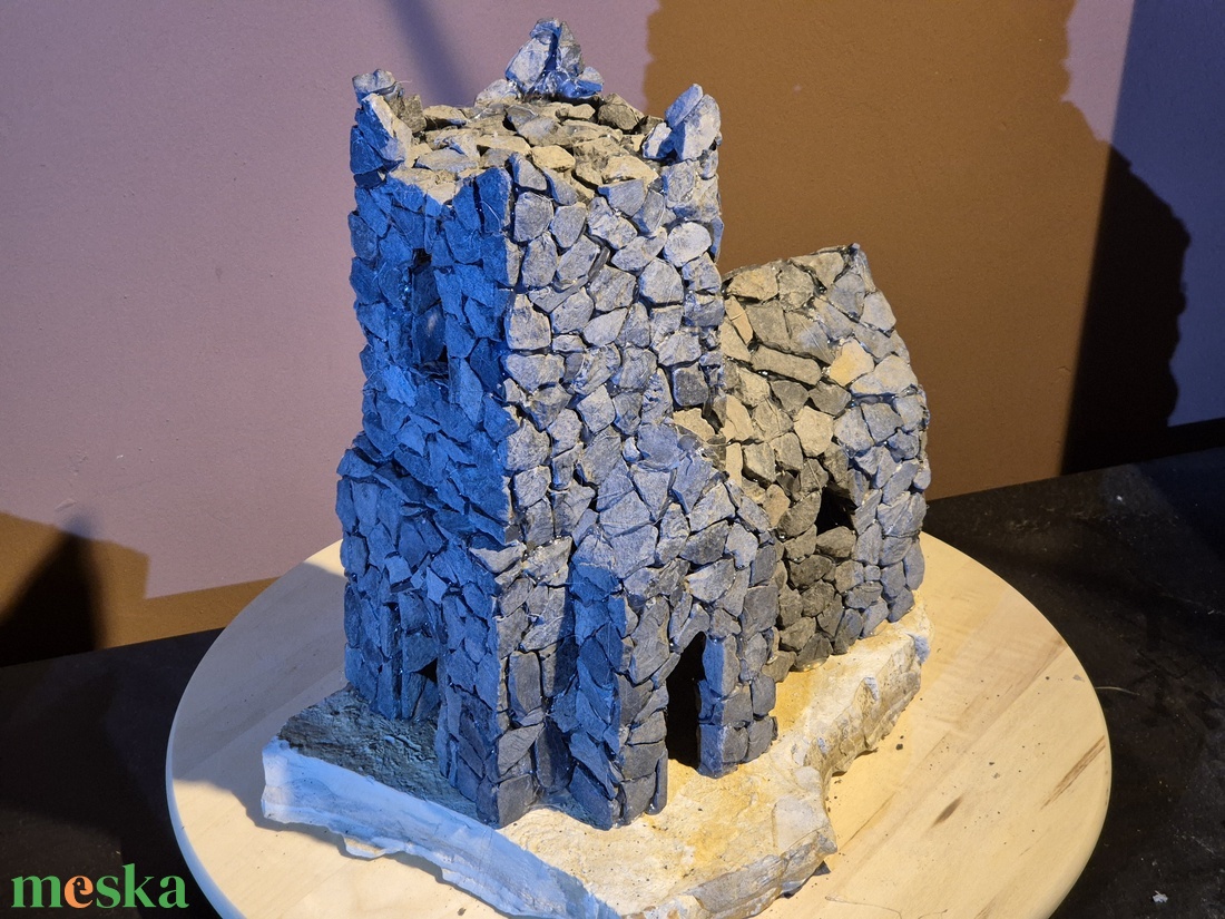 Anglikán stílusú templom makett - művészet - makett, modell - Meska.hu