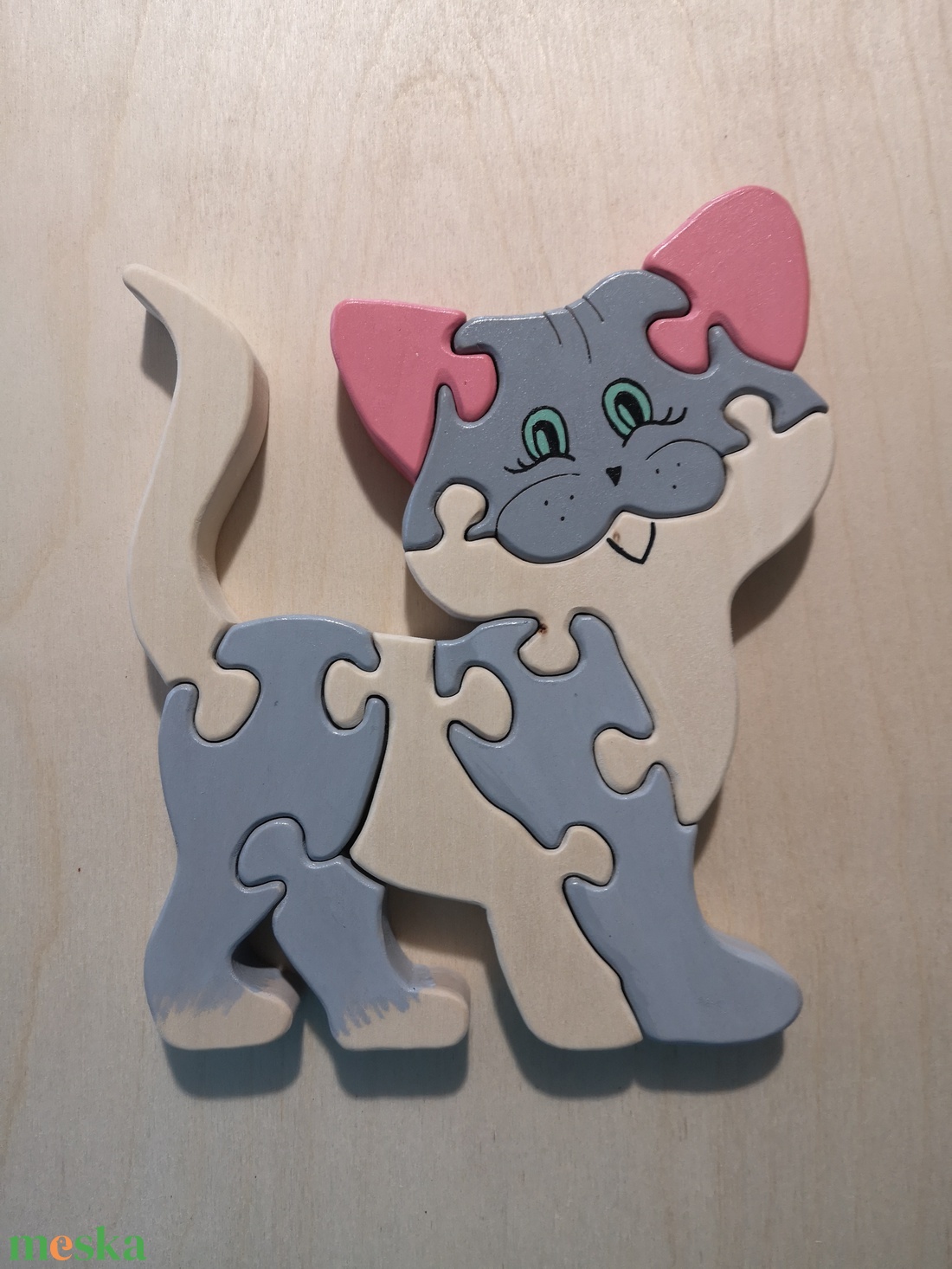 Cica puzzle - játék & sport - készségfejlesztő és logikai játék - montessori szivárvány, waldorf játékok - Meska.hu Cica puzzle - játék & sport - készségfejlesztő és logikai játék - montessori szivárvány, waldorf játékok - Meska.hu