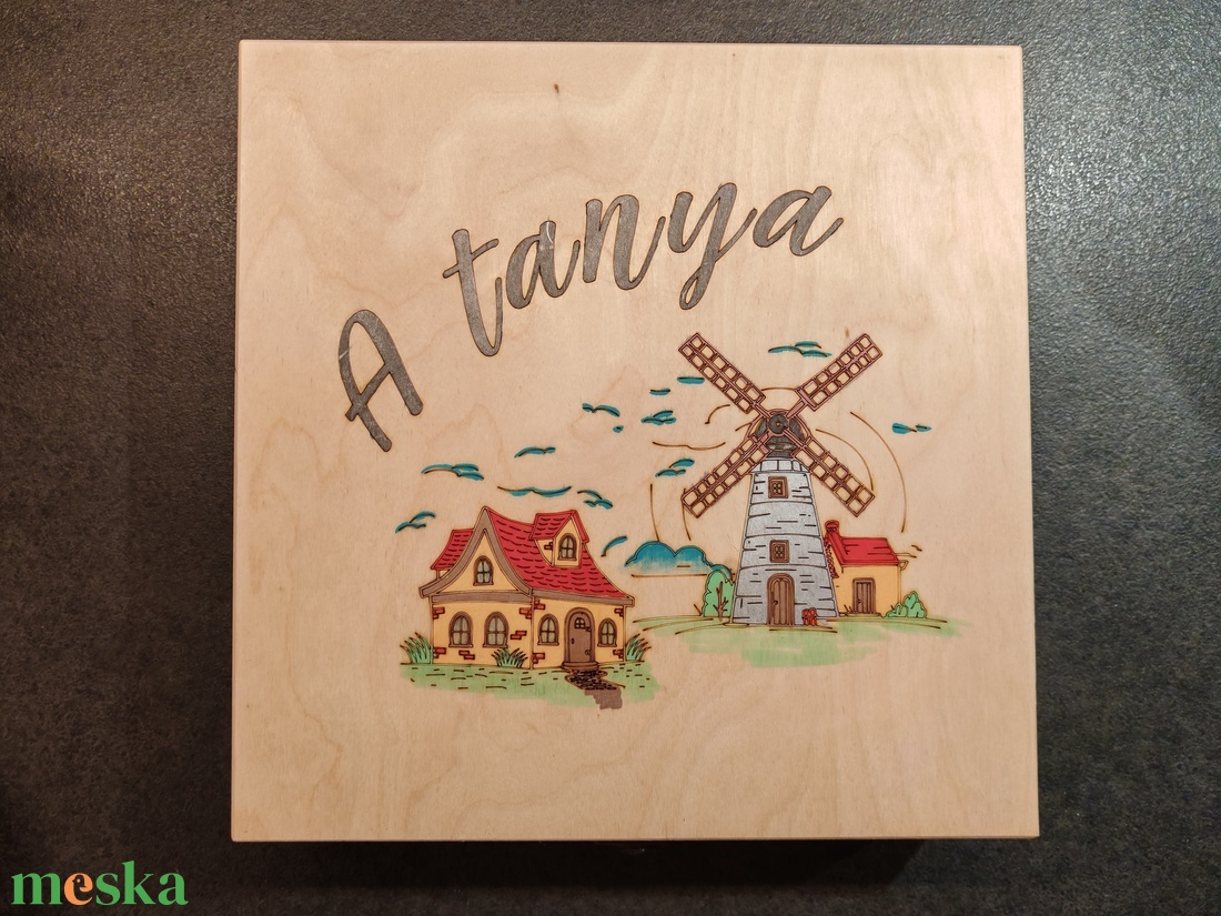 Fa társasjáték - A tanya  - játék & sport - táblajáték és kártyajáték - társasjátékok - dobókocka - Meska.hu