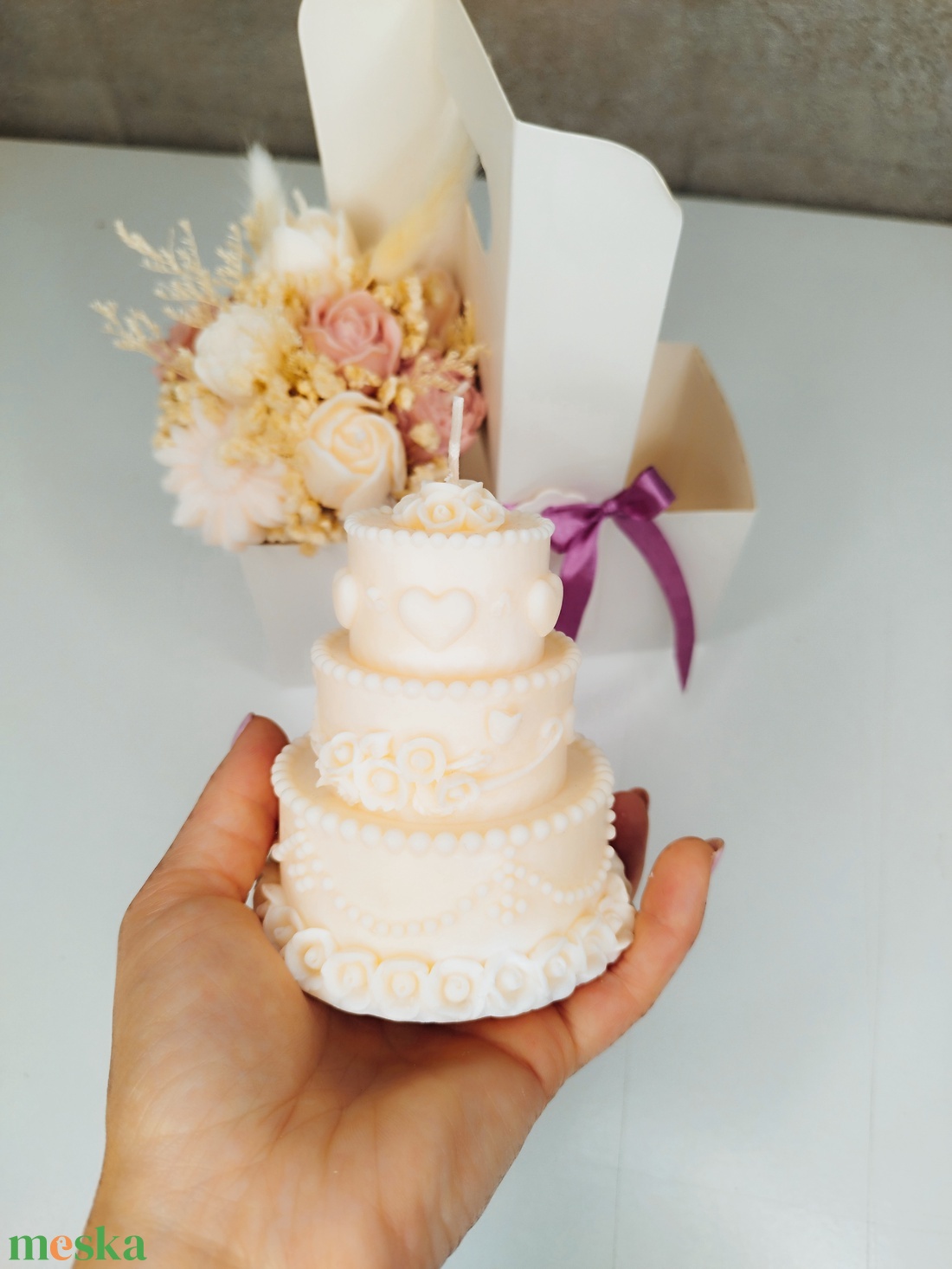 Virággyertya box, torta formájú gyertyával - otthon & életmód - gyertya, illat, aroma - gyertya - Meska.hu Virággyertya box, torta formájú gyertyával - otthon & életmód - gyertya, illat, aroma - gyertya - Meska.hu