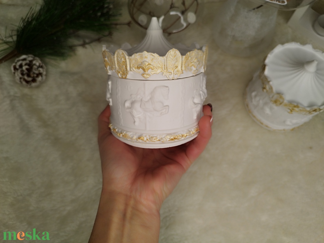 Illatgyertya  - karácsony - karácsonyi lakásdekoráció - karácsonyi illatgyertya, mécses - Meska.hu