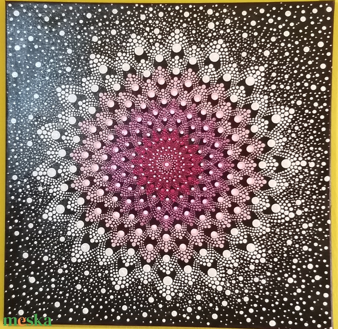 Bőség Mandala - művészet - festmény - akril - Meska.hu Bőség Mandala - művészet - festmény - akril - Meska.hu