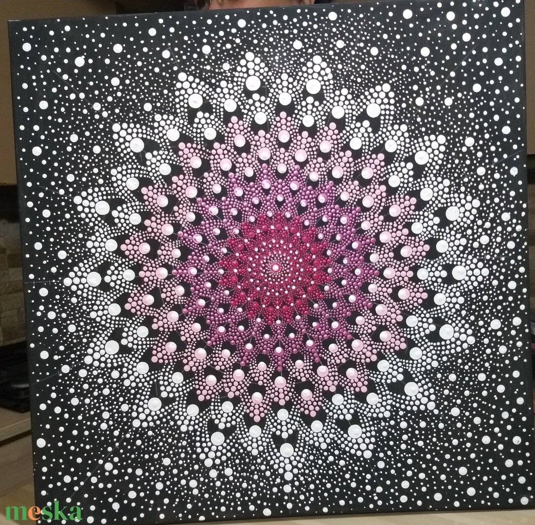 Bőség Mandala - művészet - festmény - akril - Meska.hu Bőség Mandala - művészet - festmény - akril - Meska.hu