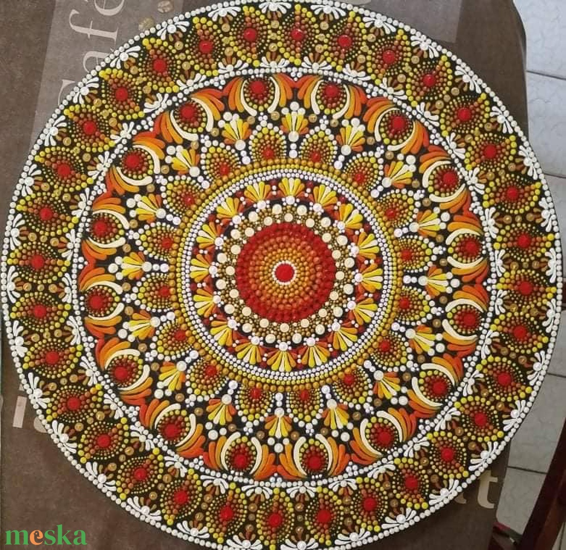 Egyensúly-Mandala - művészet - festmény - akril - Meska.hu Egyensúly-Mandala - művészet - festmény - akril - Meska.hu