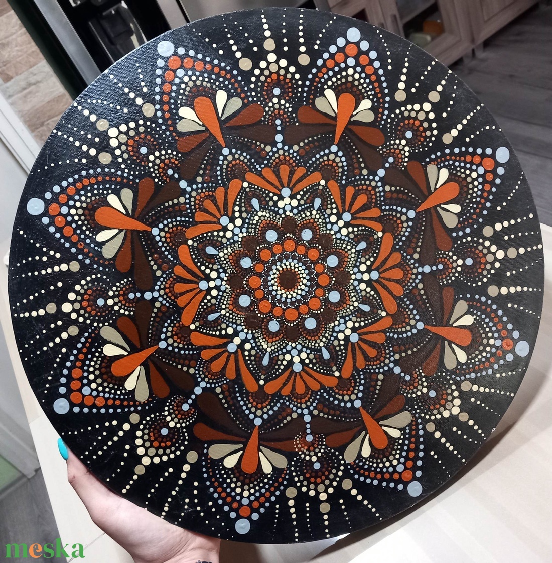Bőség Mandala - művészet - festmény - akril - Meska.hu Bőség Mandala - művészet - festmény - akril - Meska.hu