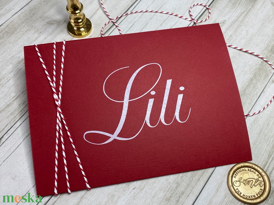 Névre szóló levél a Mikulástól /Télapótól! - karácsony - mikulás - mikulás ajándékok - Meska.hu