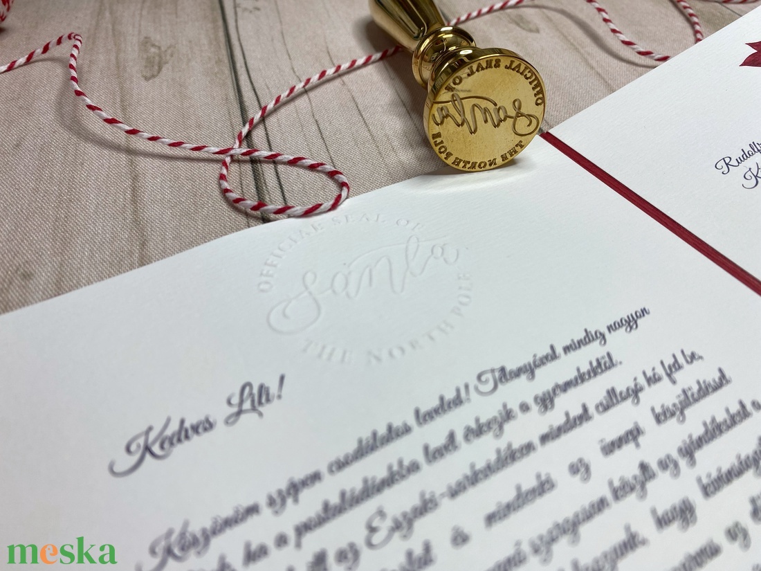 Névre szóló levél a Mikulástól /Télapótól! - karácsony - mikulás - mikulás ajándékok - Meska.hu