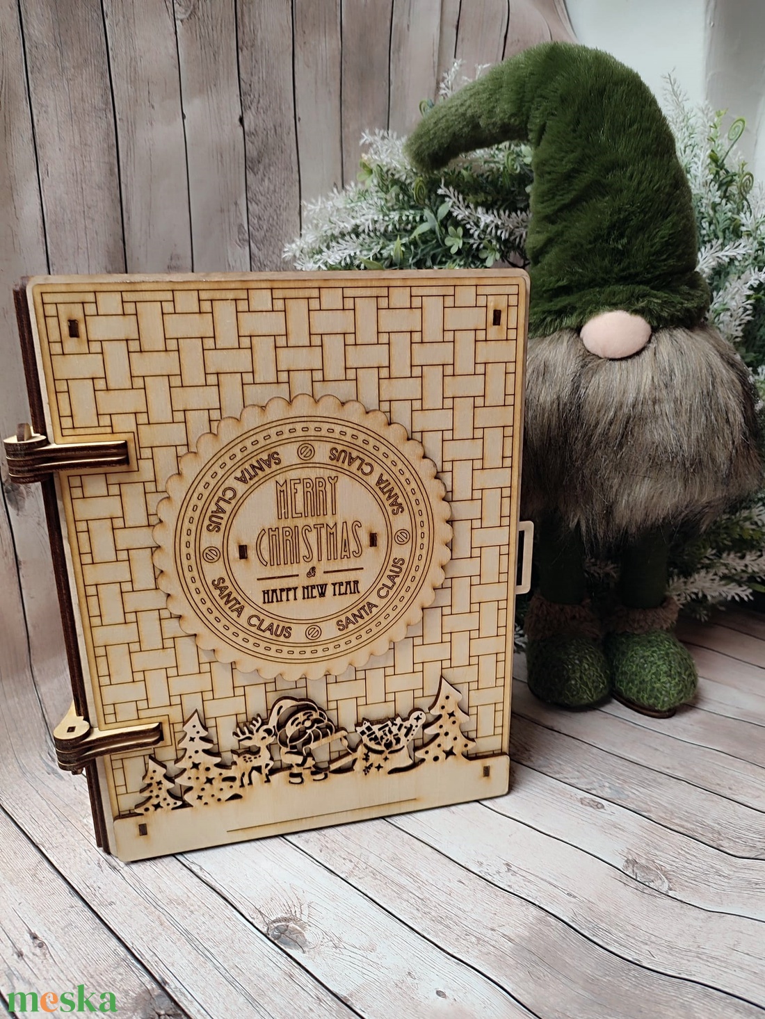 Adventi kalendárium -Könyv forma - karácsony - adventi díszek - adventi naptár - Meska.hu