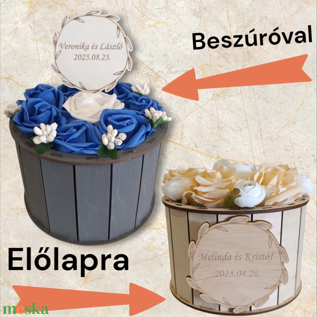Szülőköszöntő virágbox - esküvő - emlék & ajándék - szülőköszöntő ajándék - Meska.hu Szülőköszöntő virágbox - esküvő - emlék & ajándék - szülőköszöntő ajándék - Meska.hu