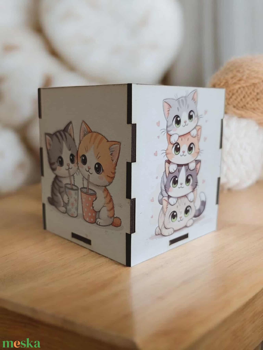 Mintás ceruzatartó  - otthon & életmód - papír, írószer - tolltartó & ceruzatekercs - Meska.hu