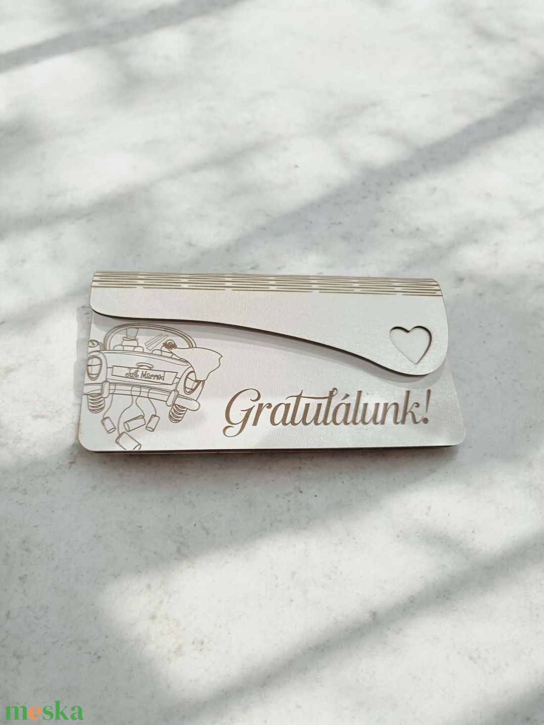 Esküvői pénzátadó boríték formájú box - esküvő - emlék & ajándék - nászajándék - esküvői pénzátadó doboz - Meska.hu