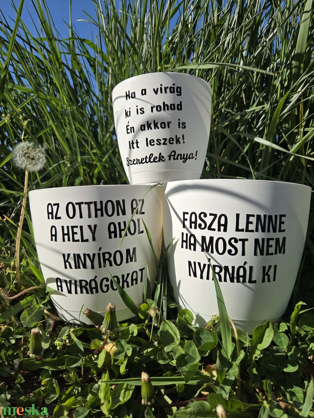 Virág kaspó  - otthon & életmód - virágdekoráció - virágtartó - kaspó - Meska.hu