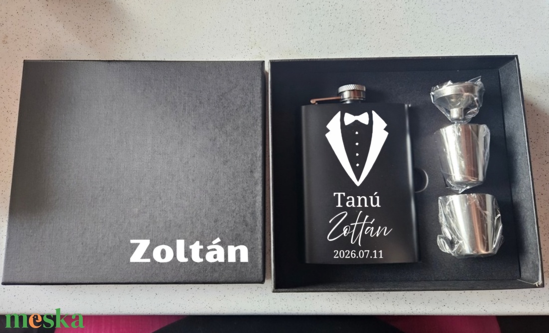 Egyedi flaska szett - otthon & életmód - konyhafelszerelés, tálalás - flaska, csatos üveg - Meska.hu