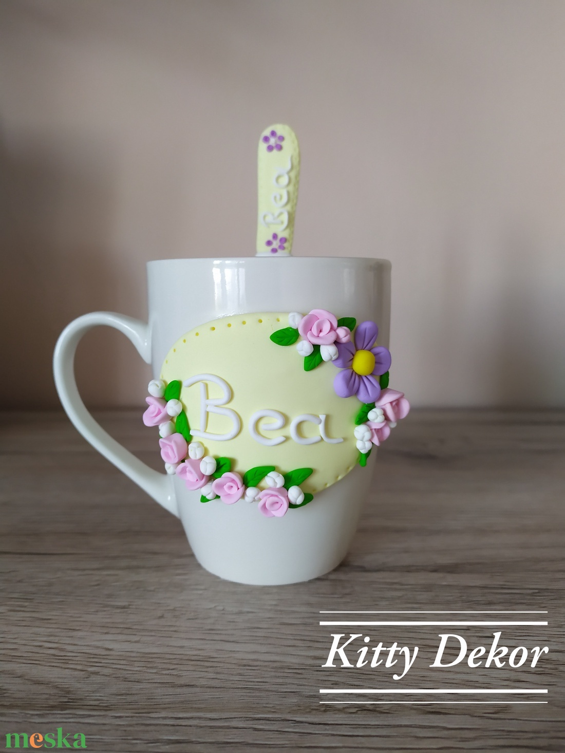 Névre szóló ajándék szett - otthon & életmód - konyhafelszerelés, tálalás - tálalás - bögre & csésze - Meska.hu