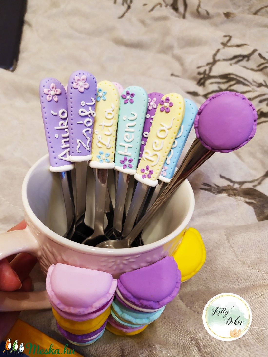 Névre szóló kanalak - otthon & életmód - konyhafelszerelés, tálalás - Meska.hu