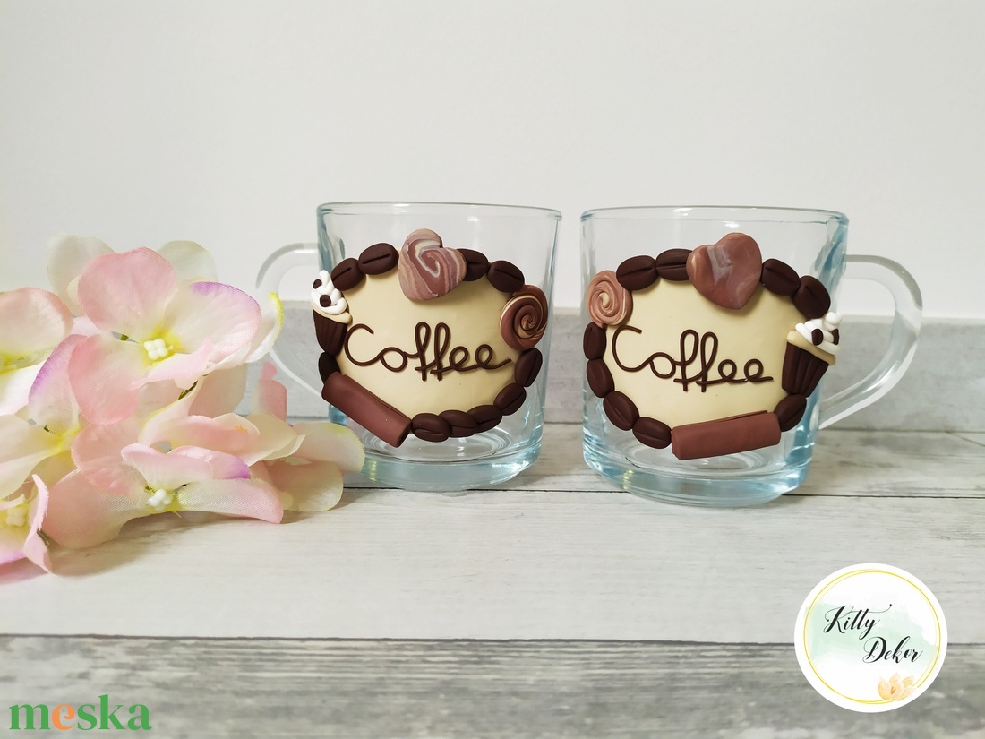 Kávés csésze - otthon & életmód - konyhafelszerelés, tálalás - tálalás - teás- és kávés pohár, készlet - Meska.hu