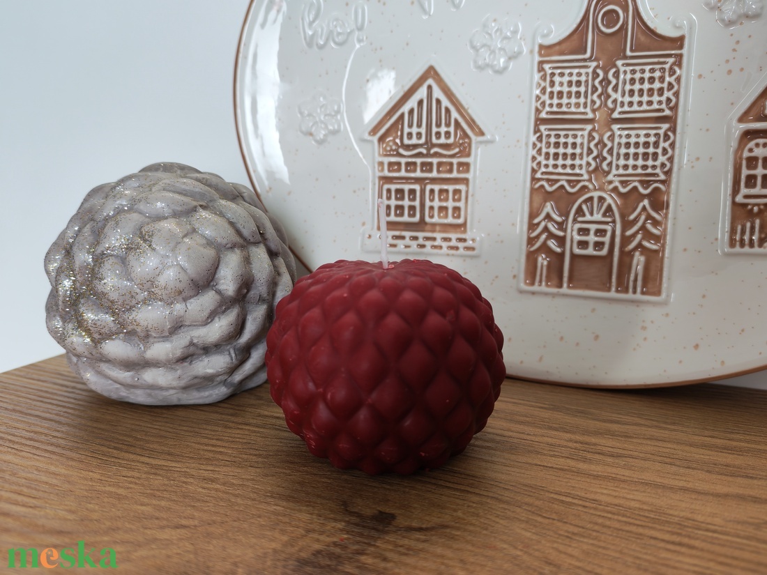 Burgundi Buborék - otthon & életmód - gyertya, illat, aroma - gyertya - Meska.hu