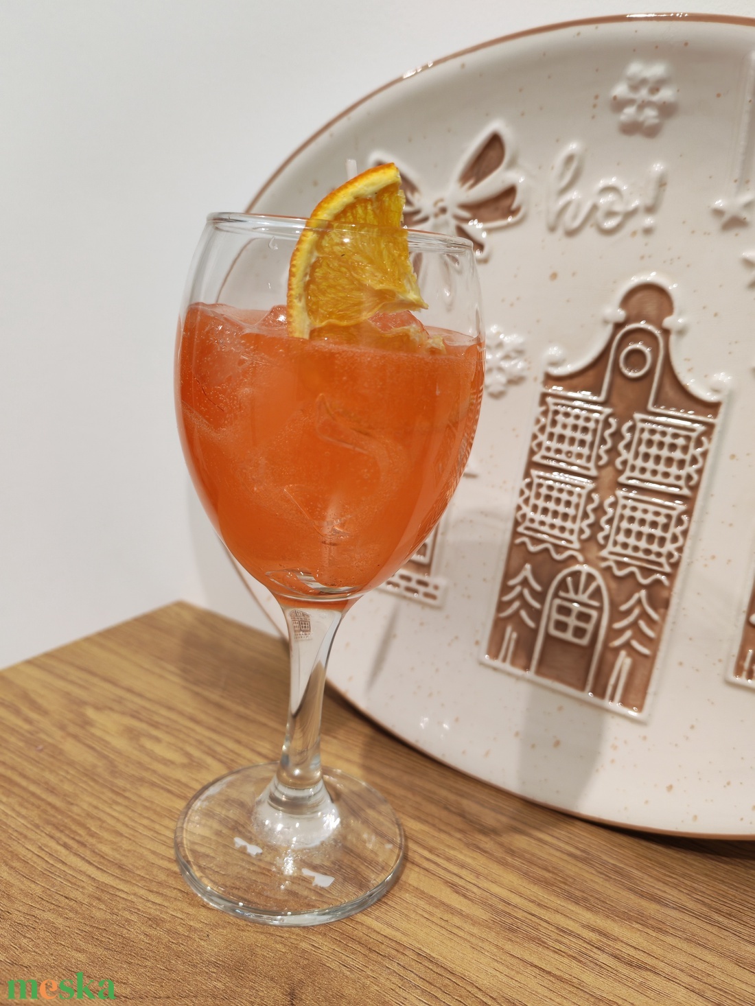 Aperol gyertya - kellékek & szerszámok - dekorációs kellékek - dekorációs gyertya - Meska.hu