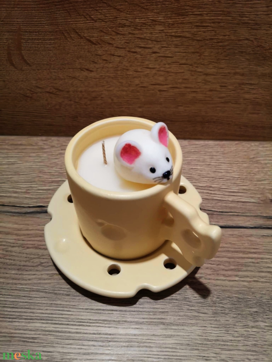 Egérke gyertya - otthon & életmód - gyertya, illat, aroma - gyertya - Meska.hu