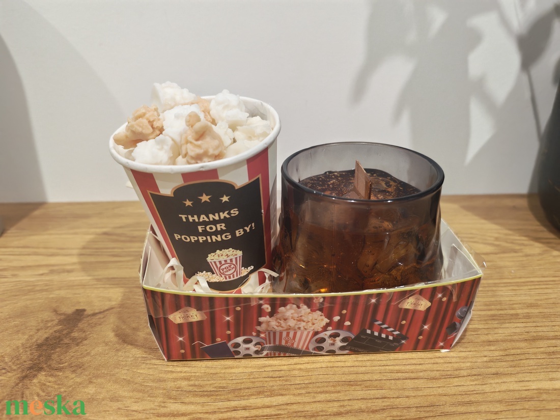 Moziélmény otthon gyertya készlet  - otthon & életmód - gyertya, illat, aroma - gyertya - Meska.hu