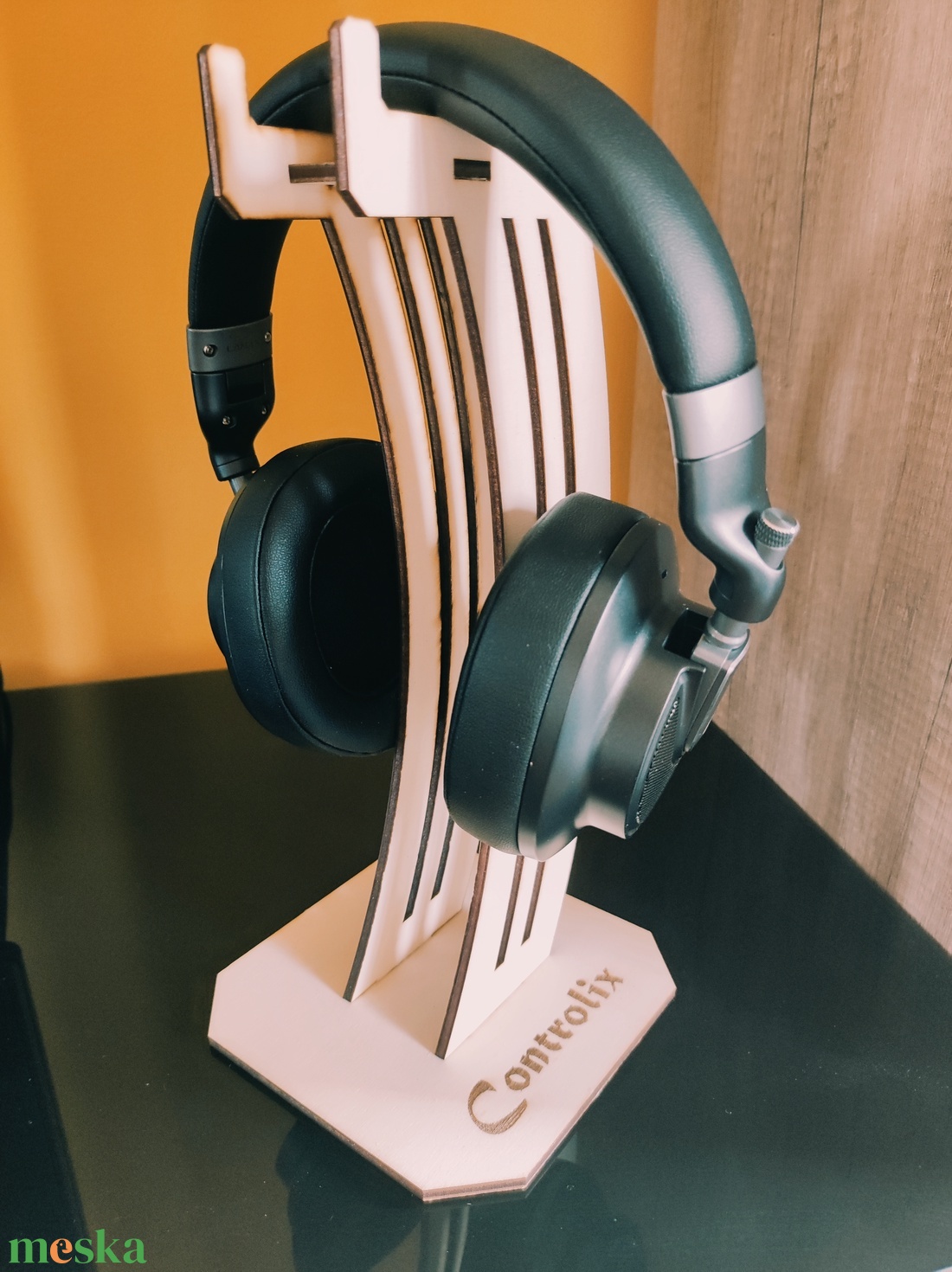 Headset tartó - otthon & életmód - dekoráció - asztal és polc dekoráció - dekorációs tál, tartó - Meska.hu