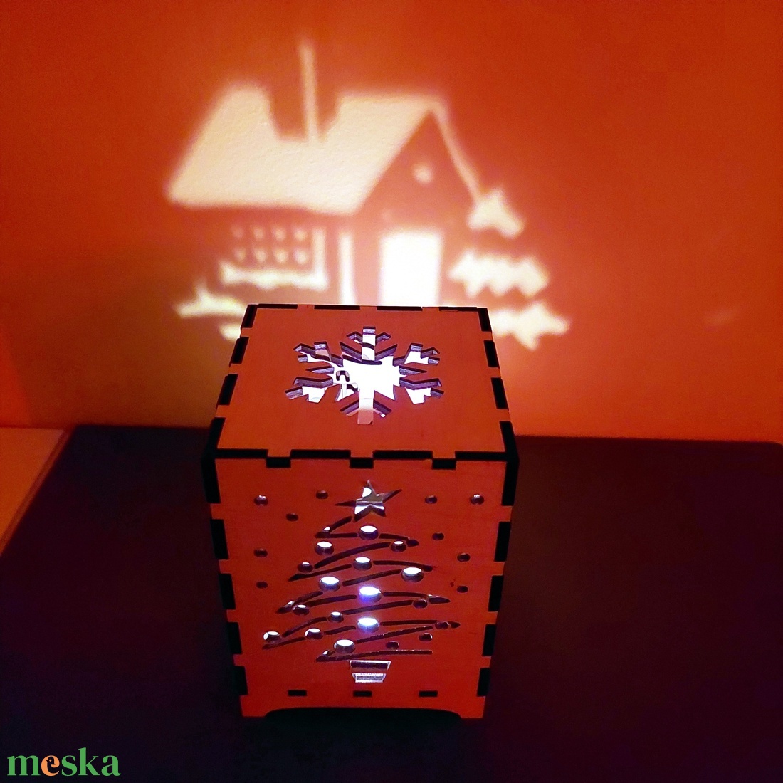 Karácsonyi mécsestartó  - karácsony - adventi díszek - adventi gyertyadíszek és koszorúdíszek - Meska.hu