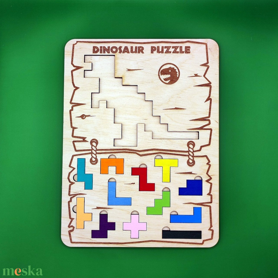 Dínós kirakó - játék & sport - puzzle - kirakó, kocka kirakó - Meska.hu Dínós kirakó - játék & sport - puzzle - kirakó, kocka kirakó - Meska.hu