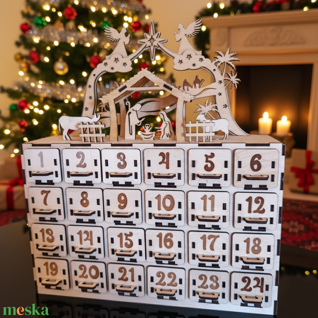 Adventi Naptár (Betlehemes) - játék & sport - keresztelőajándékok - Meska.hu