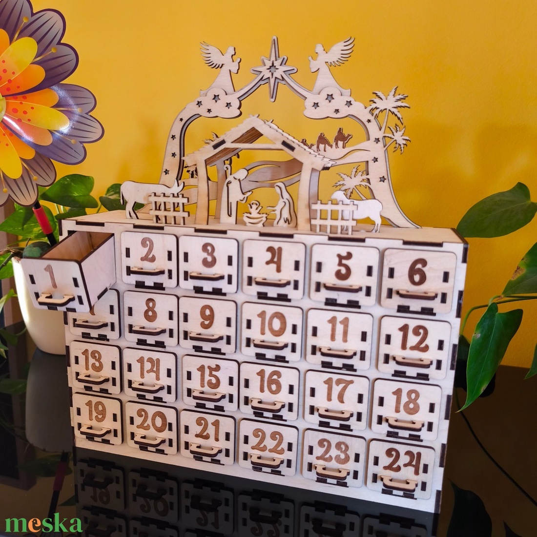 Adventi Naptár (Betlehemes) - játék & sport - keresztelőajándékok - Meska.hu