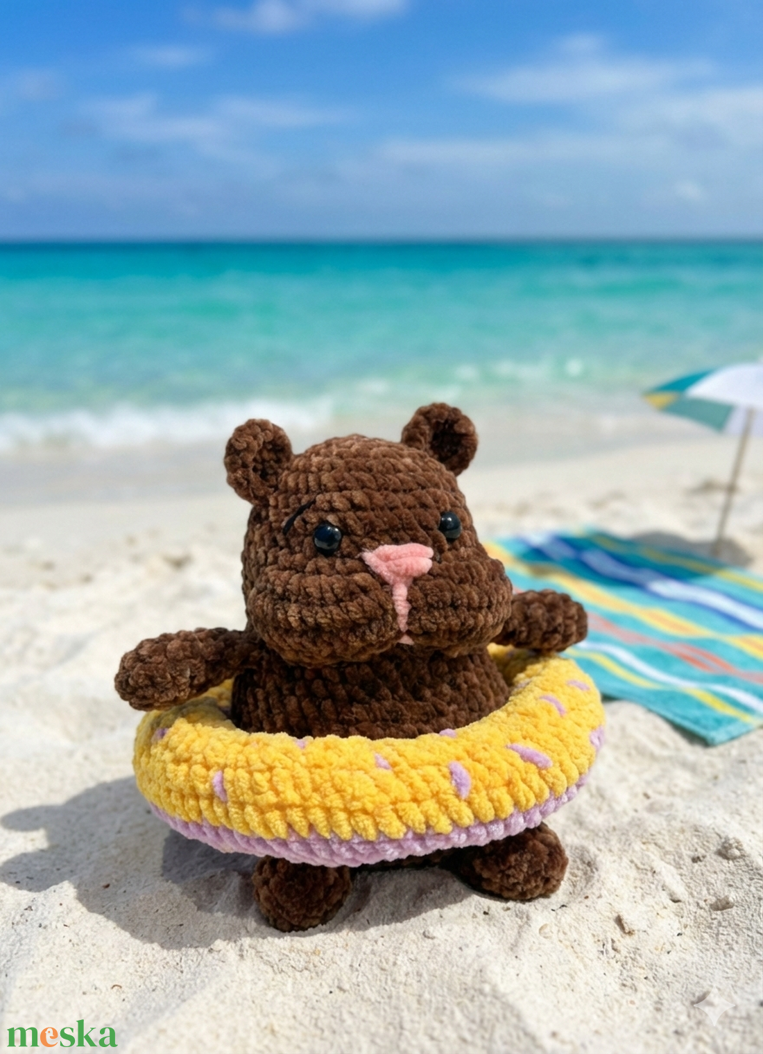 Horgolt hörcsög - játék & sport - plüssállat & játékfigura - más figura - Meska.hu