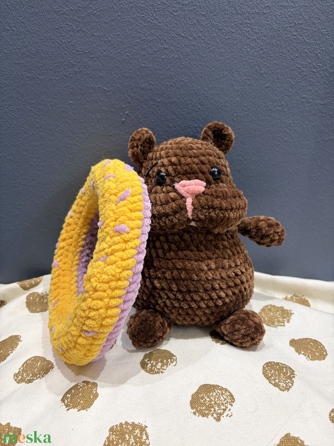 Horgolt hörcsög - játék & sport - plüssállat & játékfigura - más figura - Meska.hu