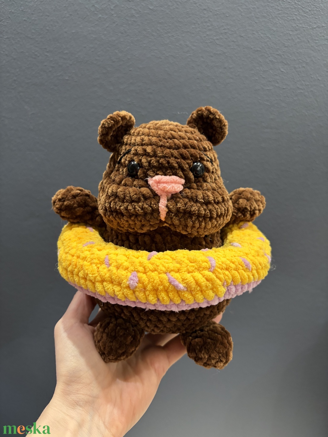 Horgolt hörcsög - játék & sport - plüssállat & játékfigura - más figura - Meska.hu