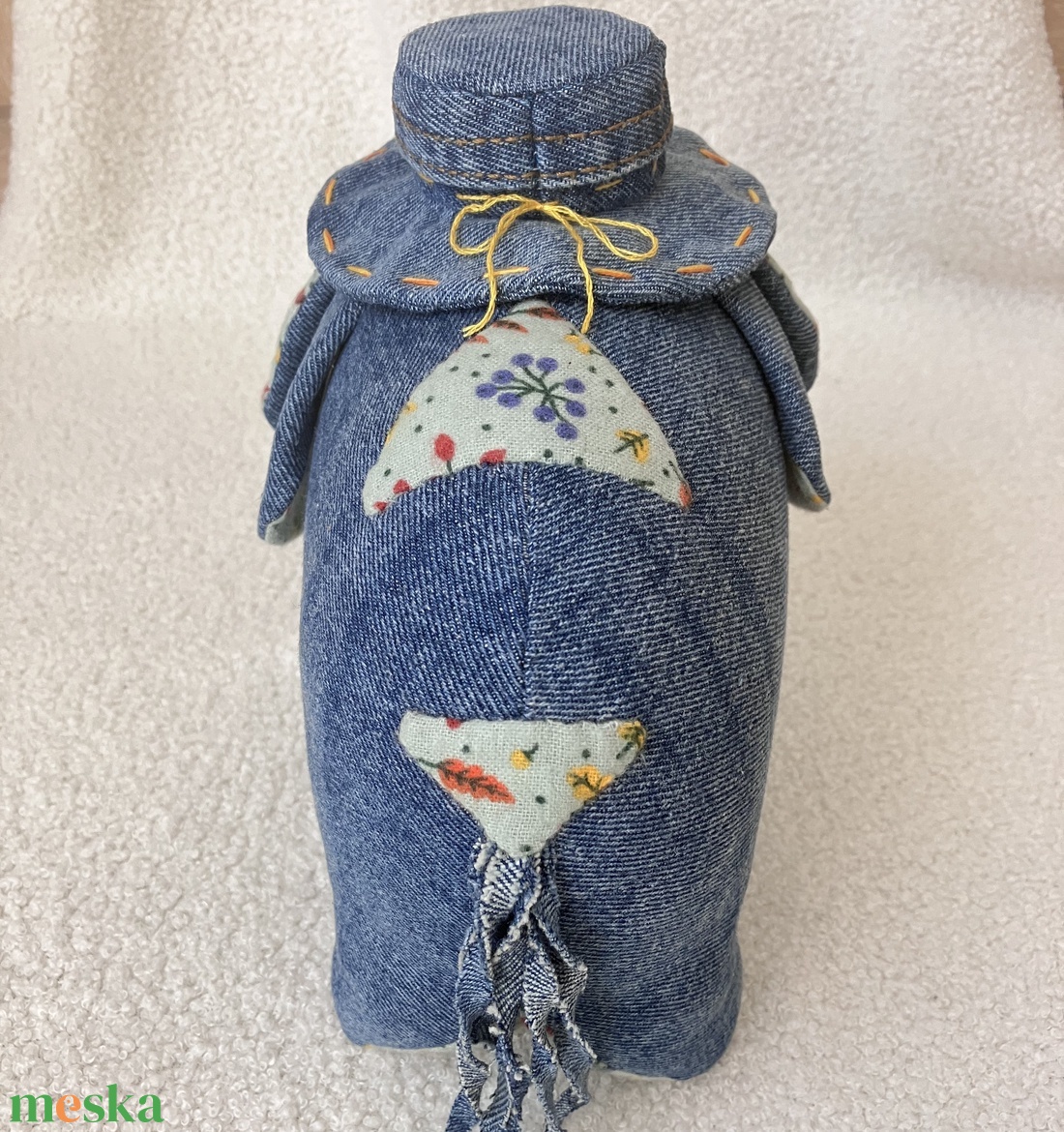 Kézzel készített puha játék farmer elefánt kalapban - játék & sport - plüssállat & játékfigura - elefánt - Meska.hu