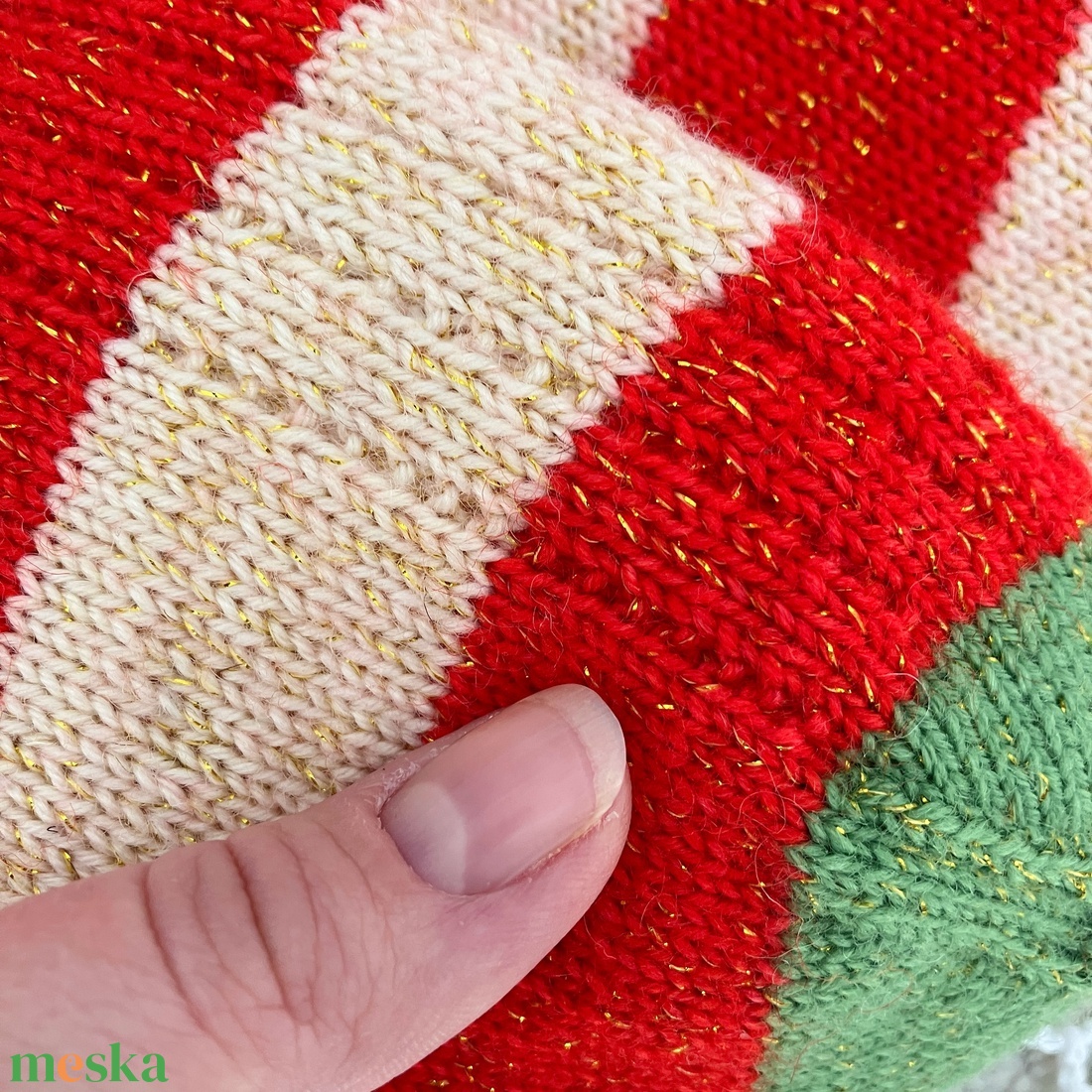 Kézzel kötött gyapjú zokni szikrák Méret: 36�37 - ruha & divat - cipő & papucs - zokni - Meska.hu