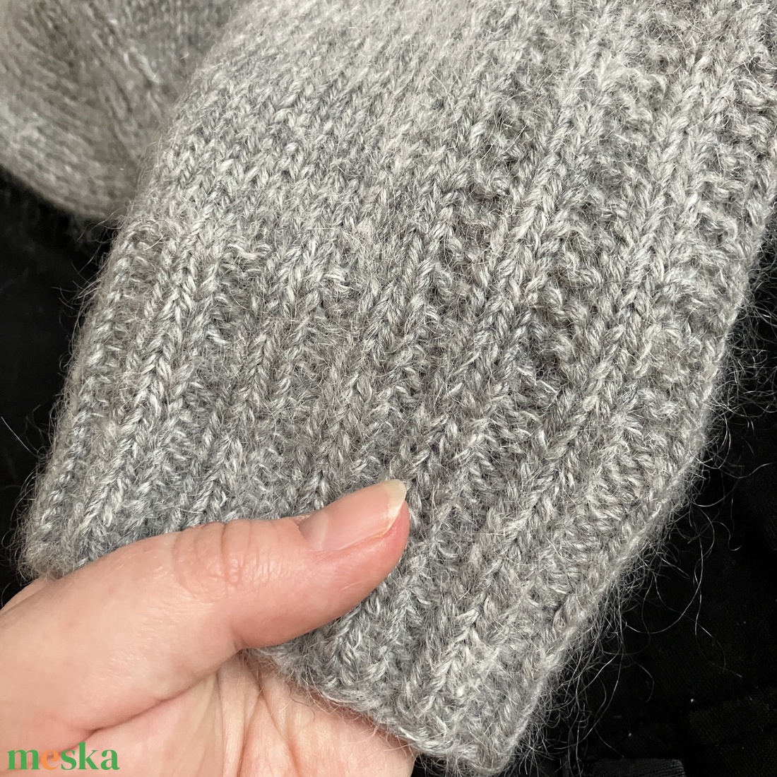 Kézzel kötött gyapjú zokni  kecskepehely és birkagyapjú  Méret: 42-43 - ruha & divat - cipő & papucs - zokni - Meska.hu