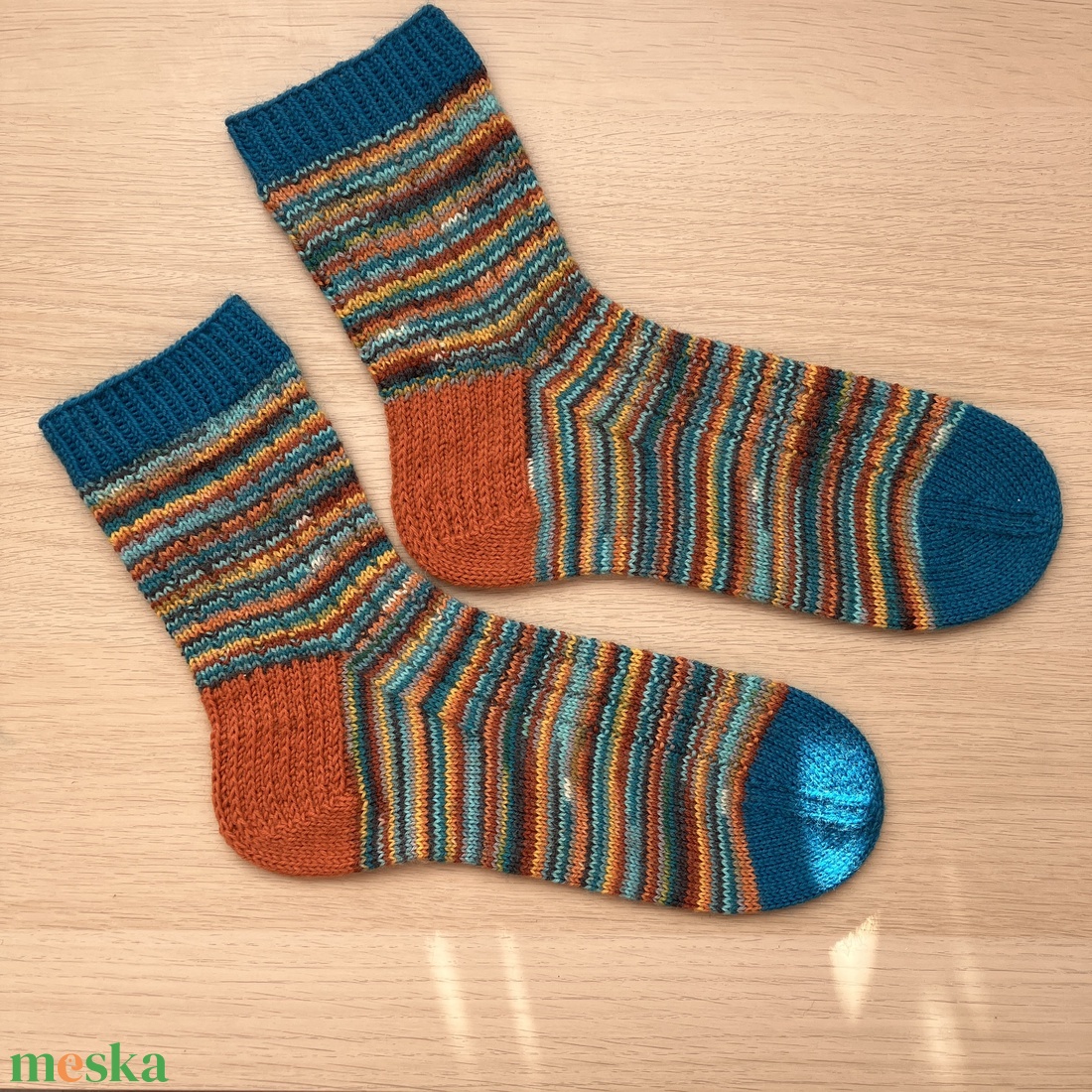 Vékony gyapjúzokni. Méret: 36�37 - ruha & divat - cipő & papucs - zokni - Meska.hu