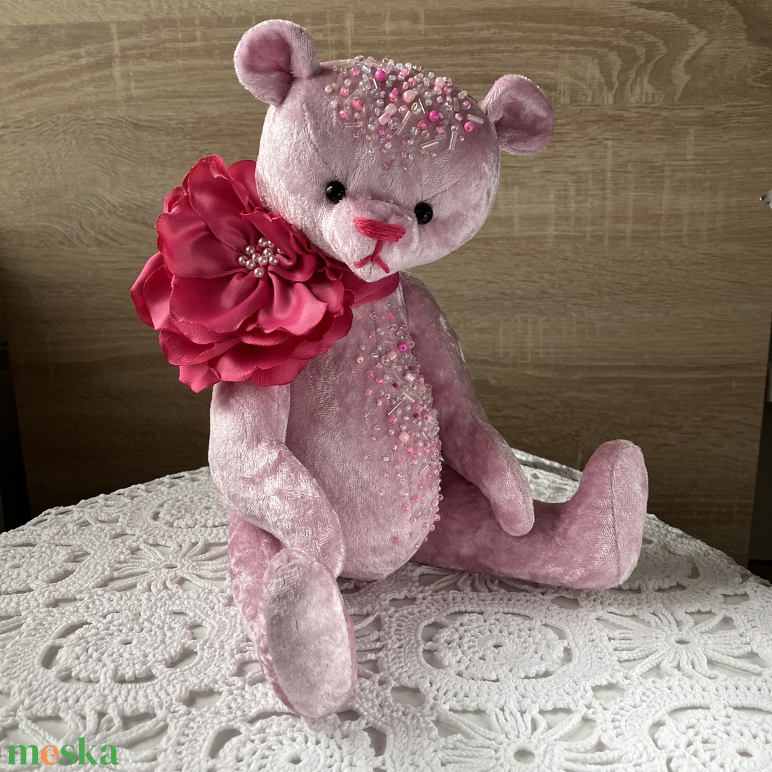 Peony mackó - játék & sport - plüssállat & játékfigura - maci - Meska.hu