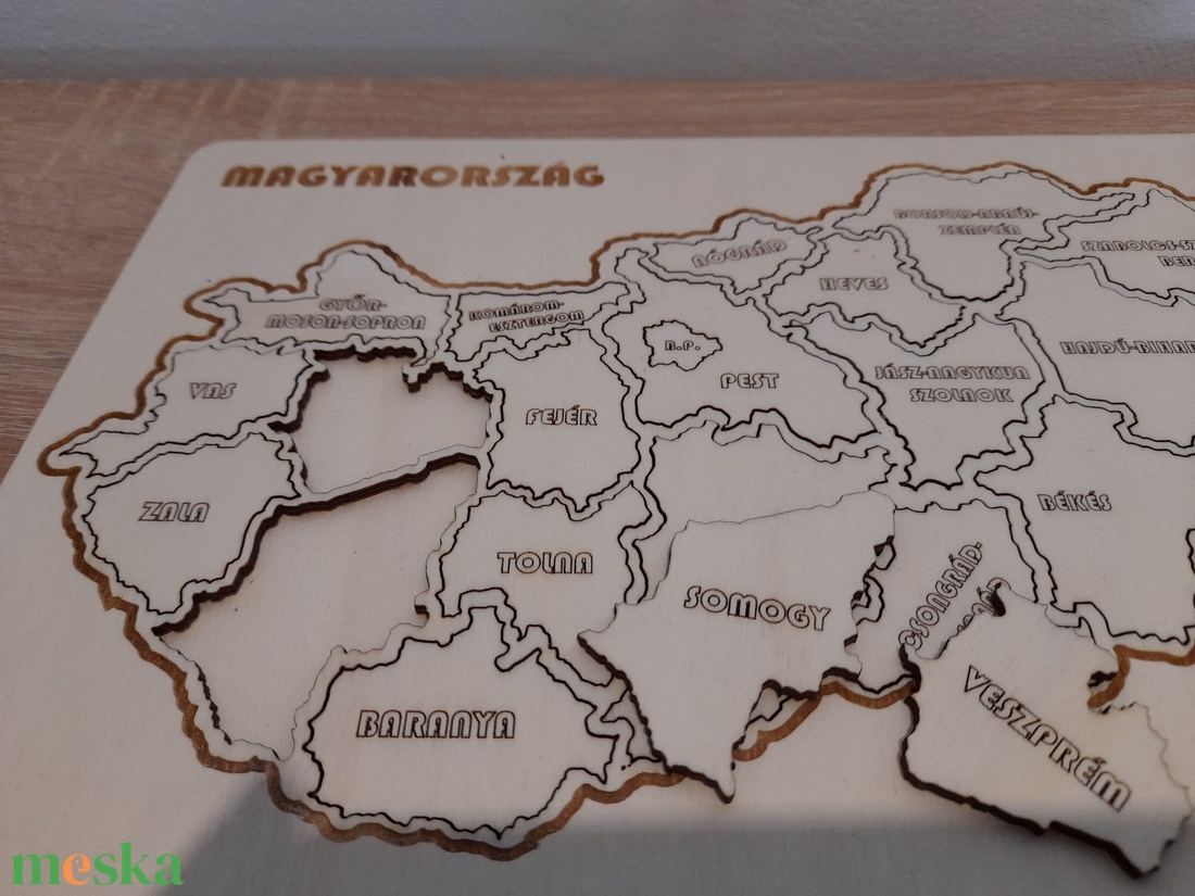 Fa Magyarország puzzle - játék & sport - puzzle - hagyományos puzzle - Meska.hu