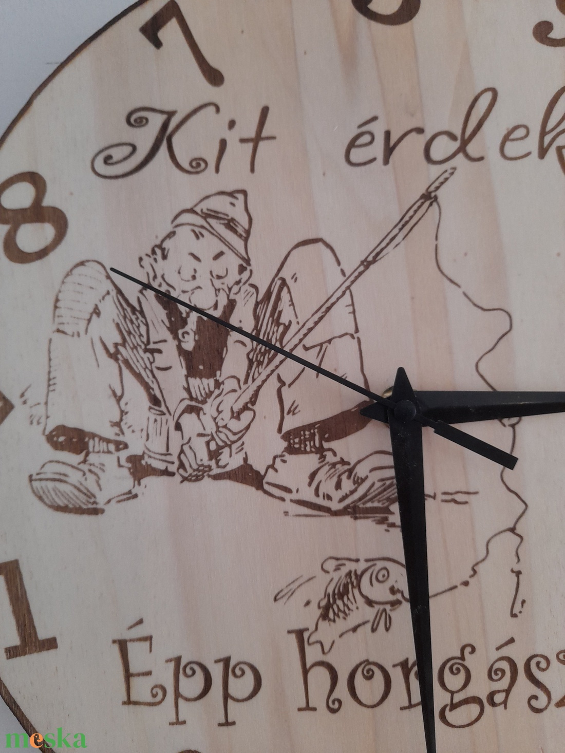 Minőségi falióra horgászoknak - otthon & életmód - dekoráció - fali és függő dekoráció - falióra & óra - Meska.hu Minőségi falióra horgászoknak - otthon & életmód - dekoráció - fali és függő dekoráció - falióra & óra - Meska.hu