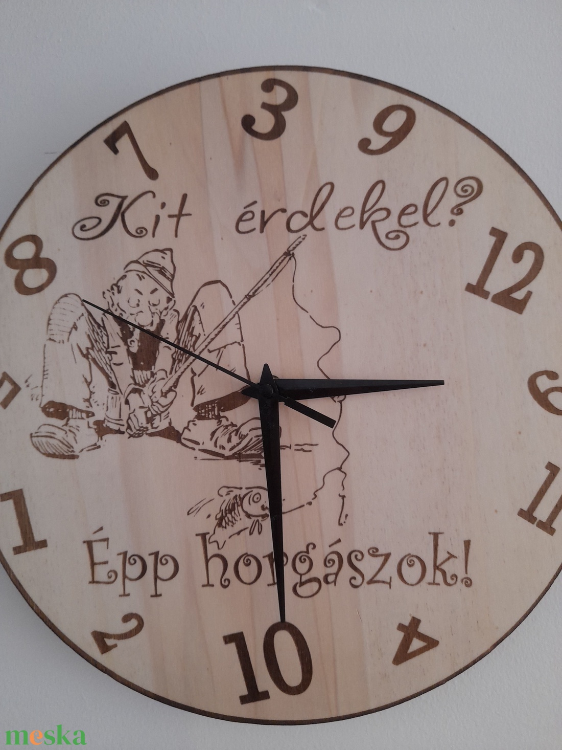 Minőségi falióra horgászoknak - otthon & életmód - dekoráció - fali és függő dekoráció - falióra & óra - Meska.hu Minőségi falióra horgászoknak - otthon & életmód - dekoráció - fali és függő dekoráció - falióra & óra - Meska.hu