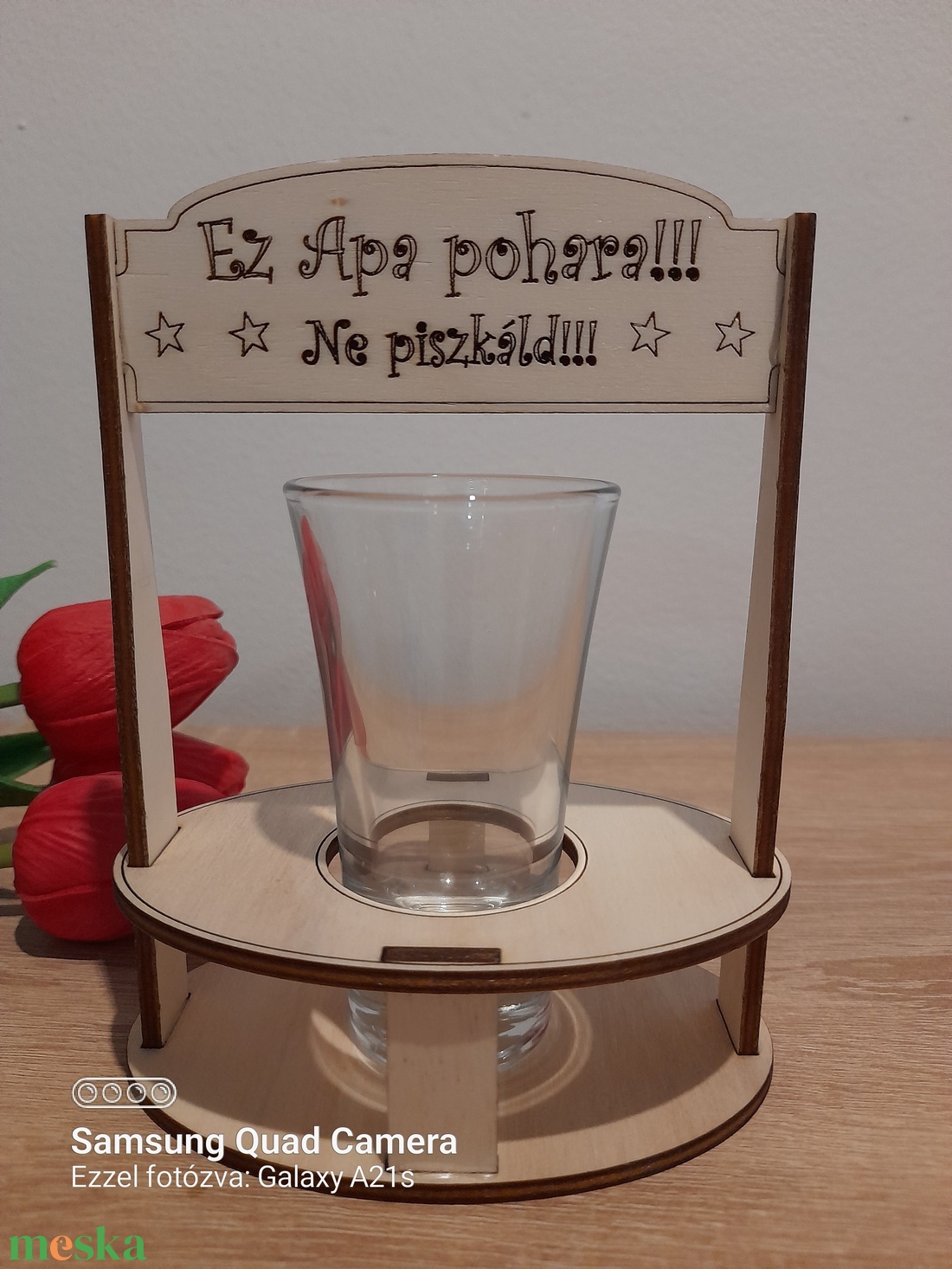 Ajándék gravírozott pohártartó pohárral - otthon & életmód - konyhafelszerelés, tálalás - tálalás - pálinkás poharak, szettek - Meska.hu Ajándék gravírozott pohártartó pohárral - otthon & életmód - konyhafelszerelés, tálalás - tálalás - pálinkás poharak, szettek - Meska.hu