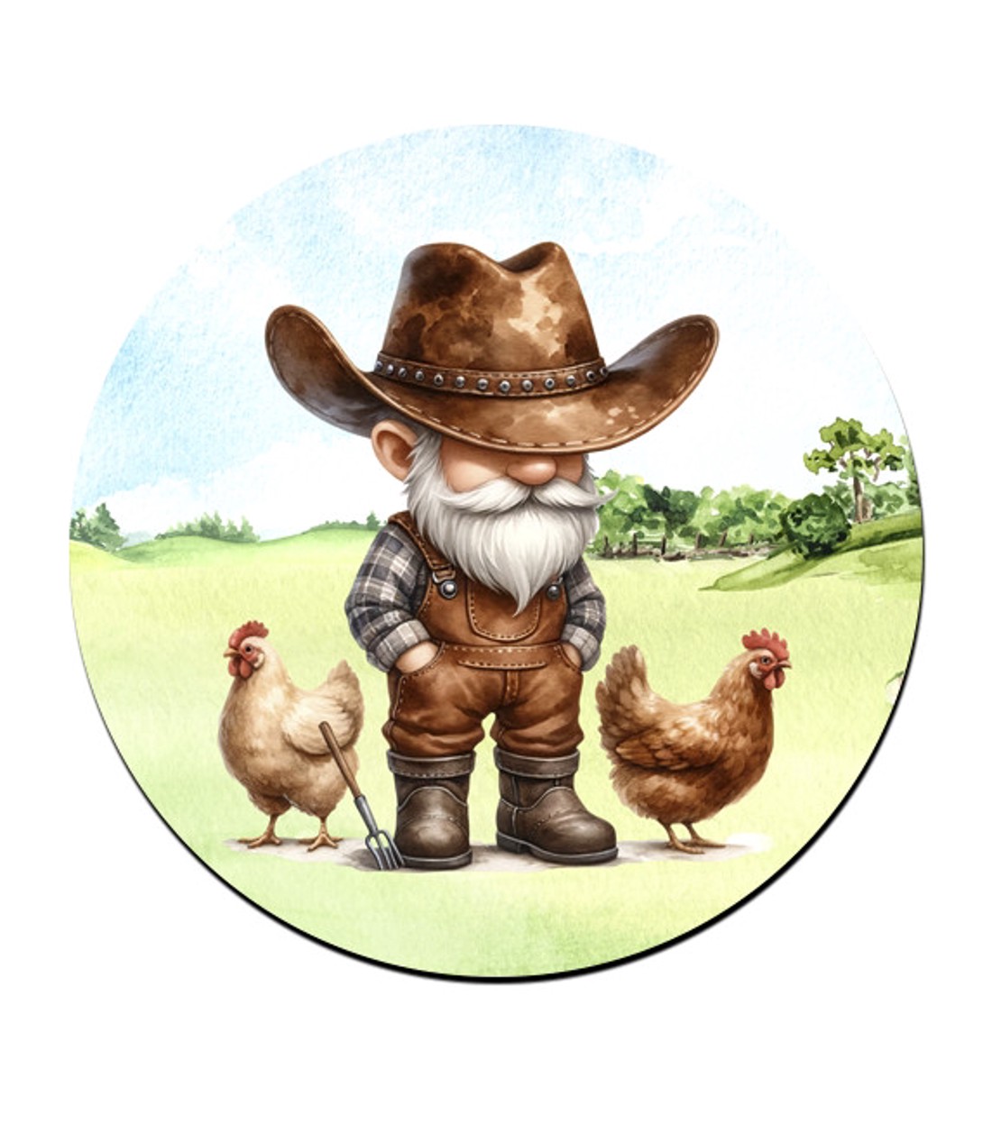 Gazda manó és a tyúkok bögre alátét -  - Meska.hu