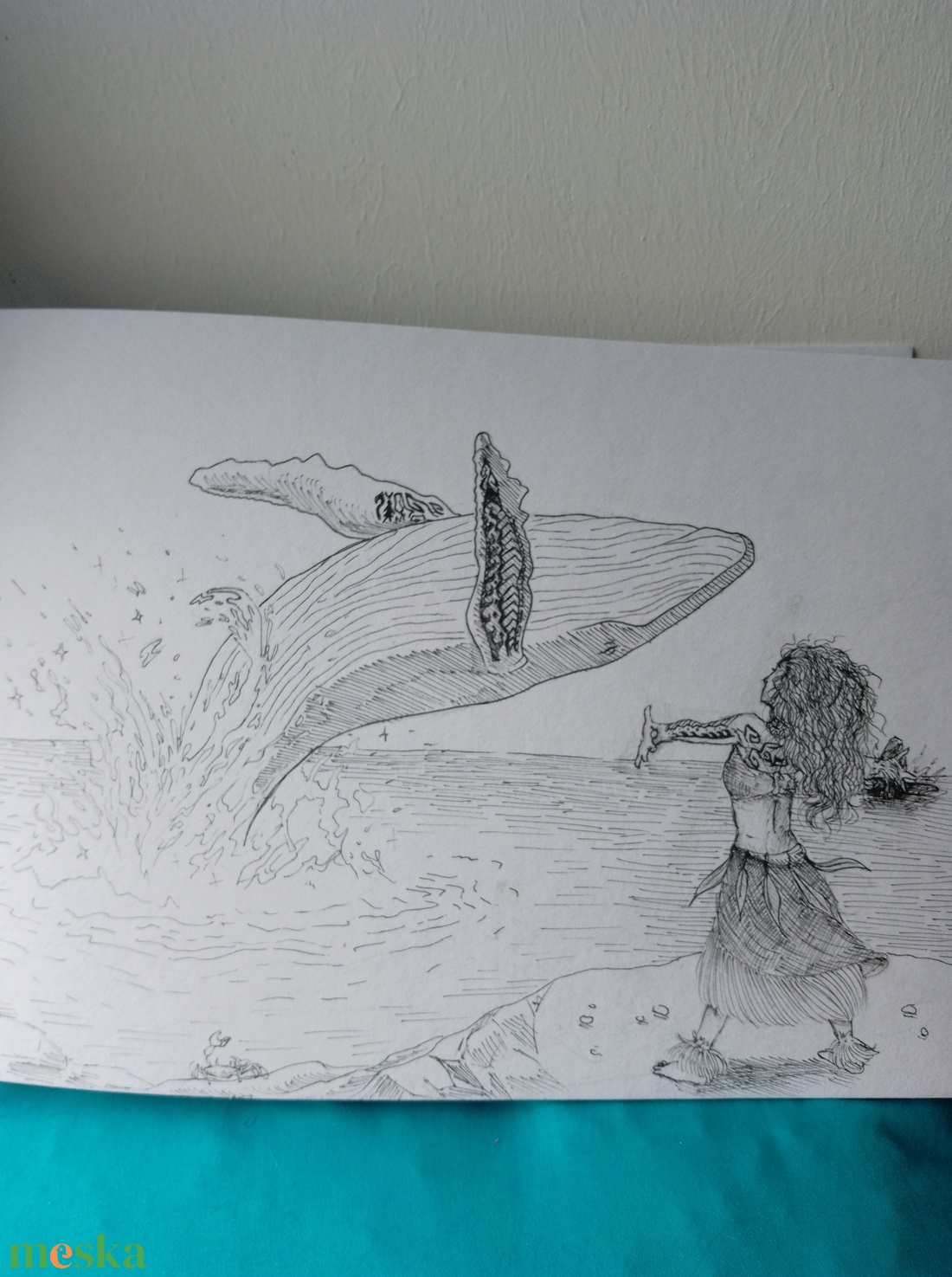 Barátság - művészet - festmény - festmény vegyes technika - Meska.hu