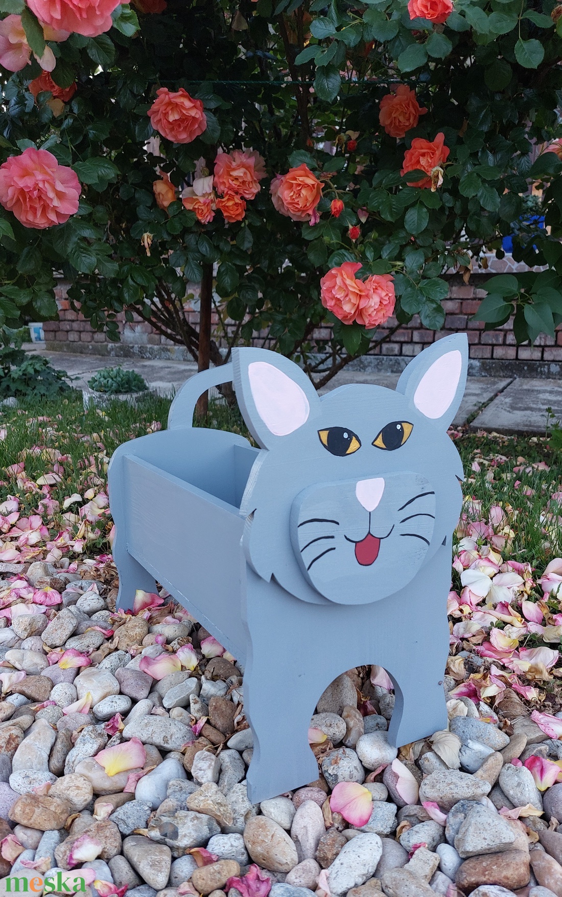 Állatos virágláda - otthon & életmód - ház & kert - kerti dísz - Meska.hu