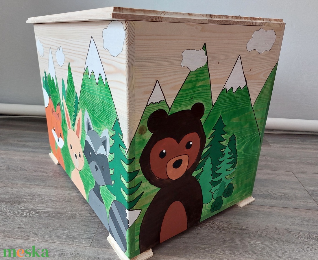 Játéktároló láda  - otthon & életmód - tárolás & rendszerezés - láda - Meska.hu