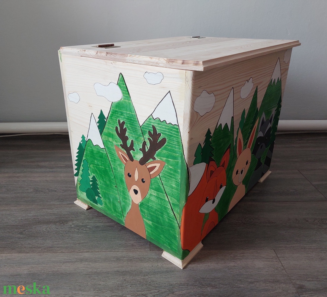 Játéktároló láda  - otthon & életmód - tárolás & rendszerezés - láda - Meska.hu