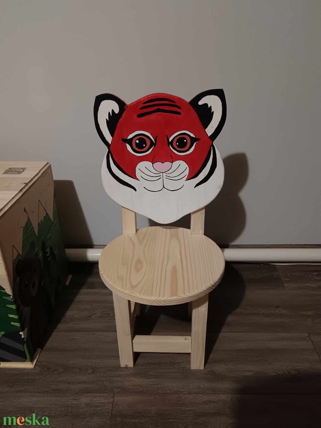 Tigris mintás kisszék - otthon & életmód - babaszoba, gyerekszoba - gyerek szék, sámli - Meska.hu Tigris mintás kisszék - otthon & életmód - babaszoba, gyerekszoba - gyerek szék, sámli - Meska.hu